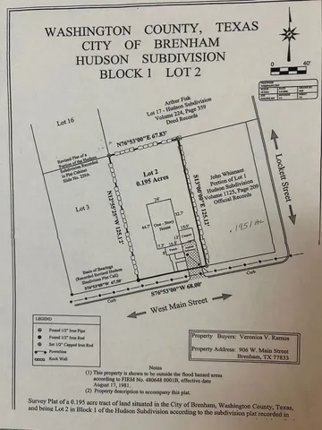 $85,000 | 0 Lockett Street, Brenham, TX 77833