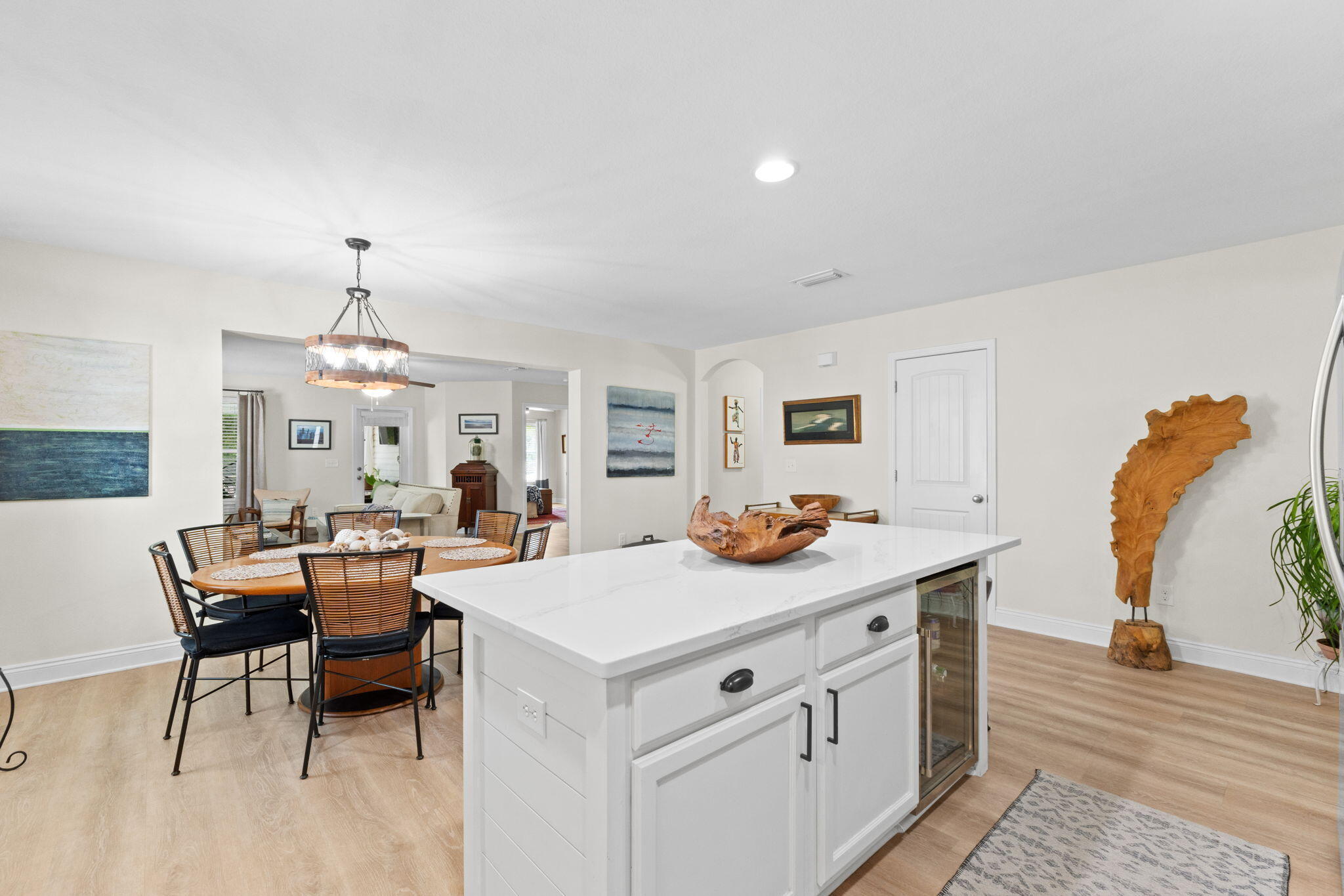 587 Fanny Ann Way Freeport, FL 32439 - Photo 9 of 78 a view of a dining room with furniture and wooden floor