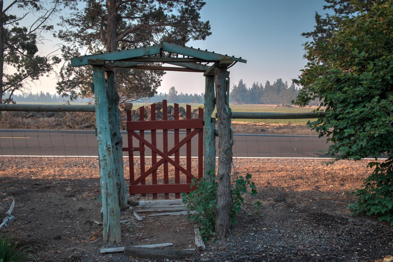 22222 Erickson Road Bend, OR 97701 - Photo 60 of 100 This charming antique gate opens onto quiet country Erickson Road from the garden.