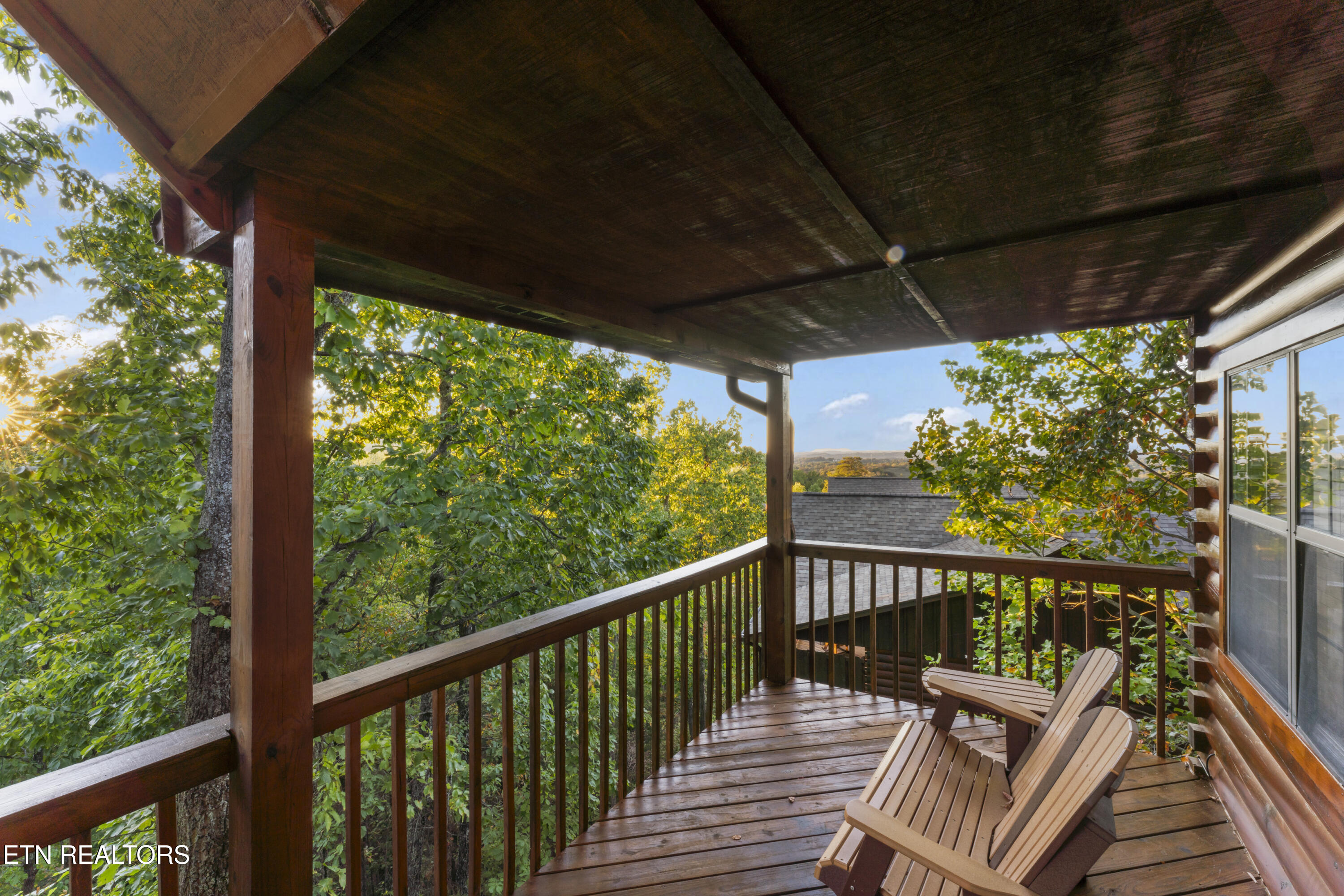 1550 Bears Den Way Sevierville, TN 37862 - Photo 19 of 55 Covered Deck Main Level View (3)