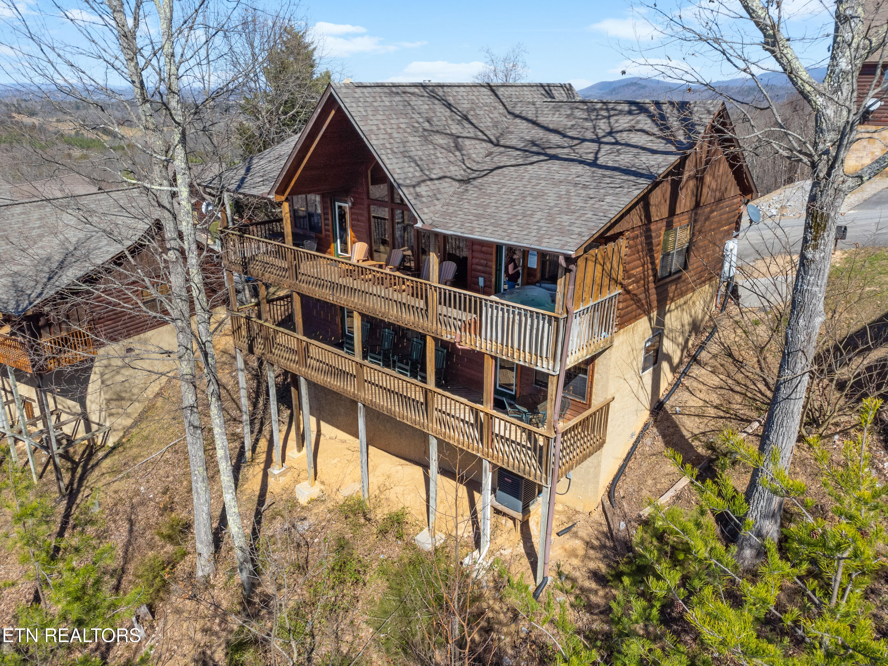 1550 Bears Den Way Sevierville, TN 37862 - Photo 53 of 55 Cabin Aerial View