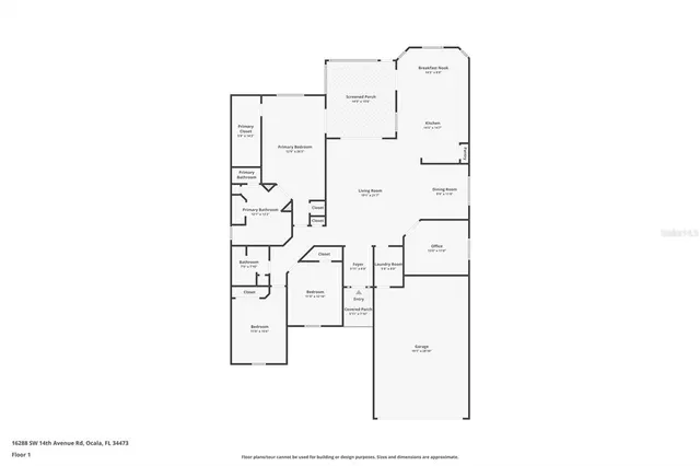 $332,950 | 16288 Southwest 14th Avenue Road, Ocala, FL 34473