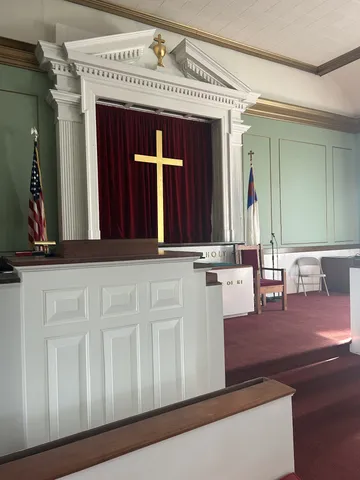 a view of front door with hallway