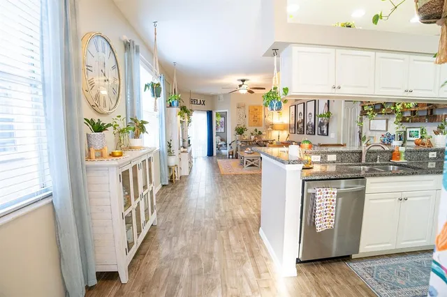 a view of a living room