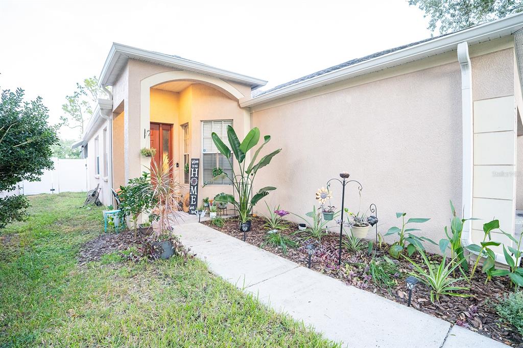 6207 Kiteridge Drive Lithia, FL 33547 - Photo 2 of 25 a view of a garden with a outdoor space