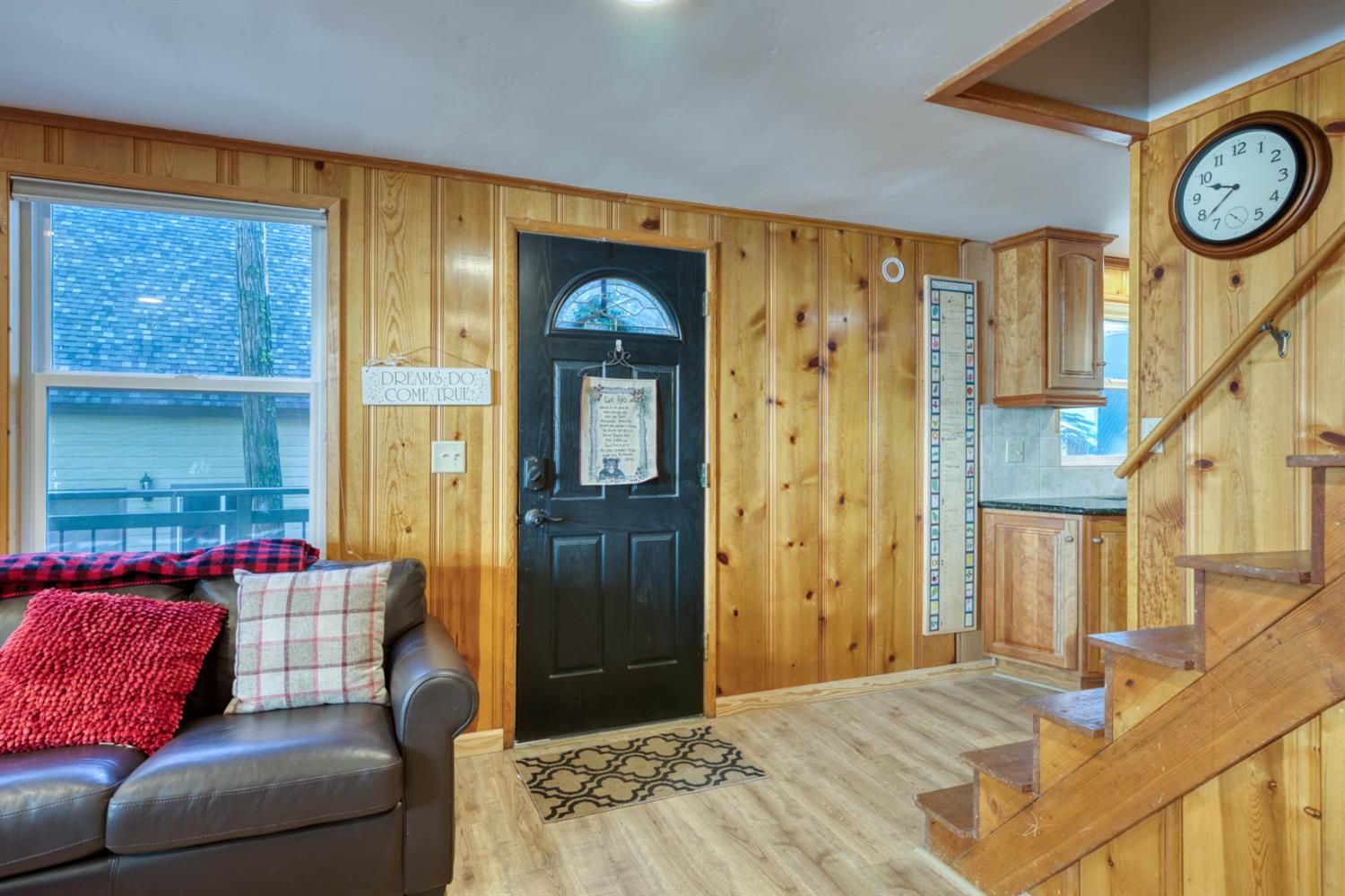 41958 North Aspen Road Shaver Lake, CA 93664 - Photo 13 of 45 a bedroom with a bed and a large window