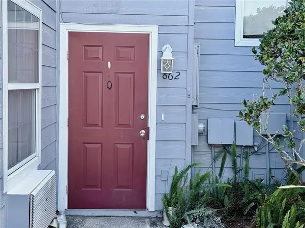 a view of front door of a house
