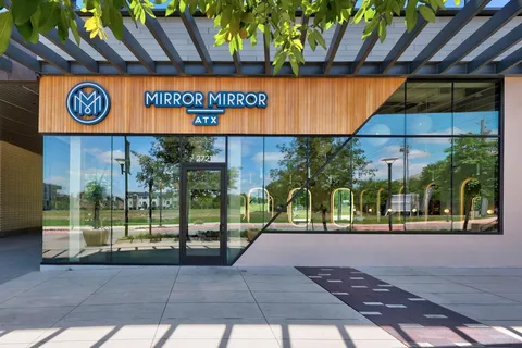 a view of outdoor space with sign board