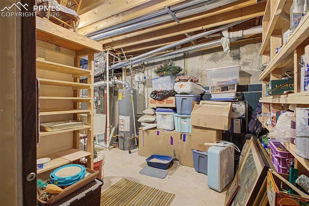 2345 Ramsgate Terrace Colorado Springs, CO 80919 - Photo 39 of 46 Basement storage area/furnace room.