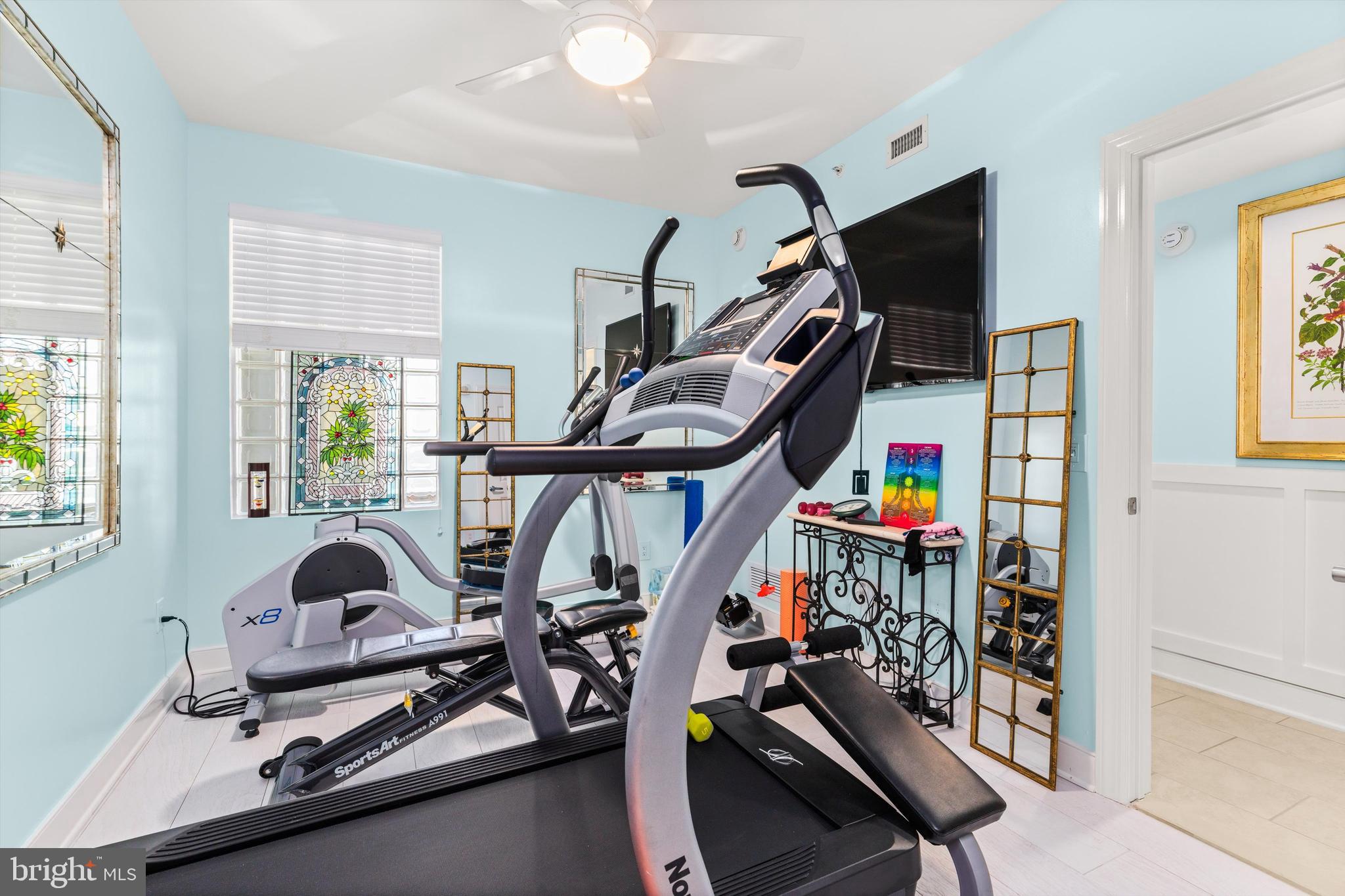 2 48th Street, Unit 1612 Ocean City, MD 21842 - Photo 31 of 90 a view of a room with gym equipment