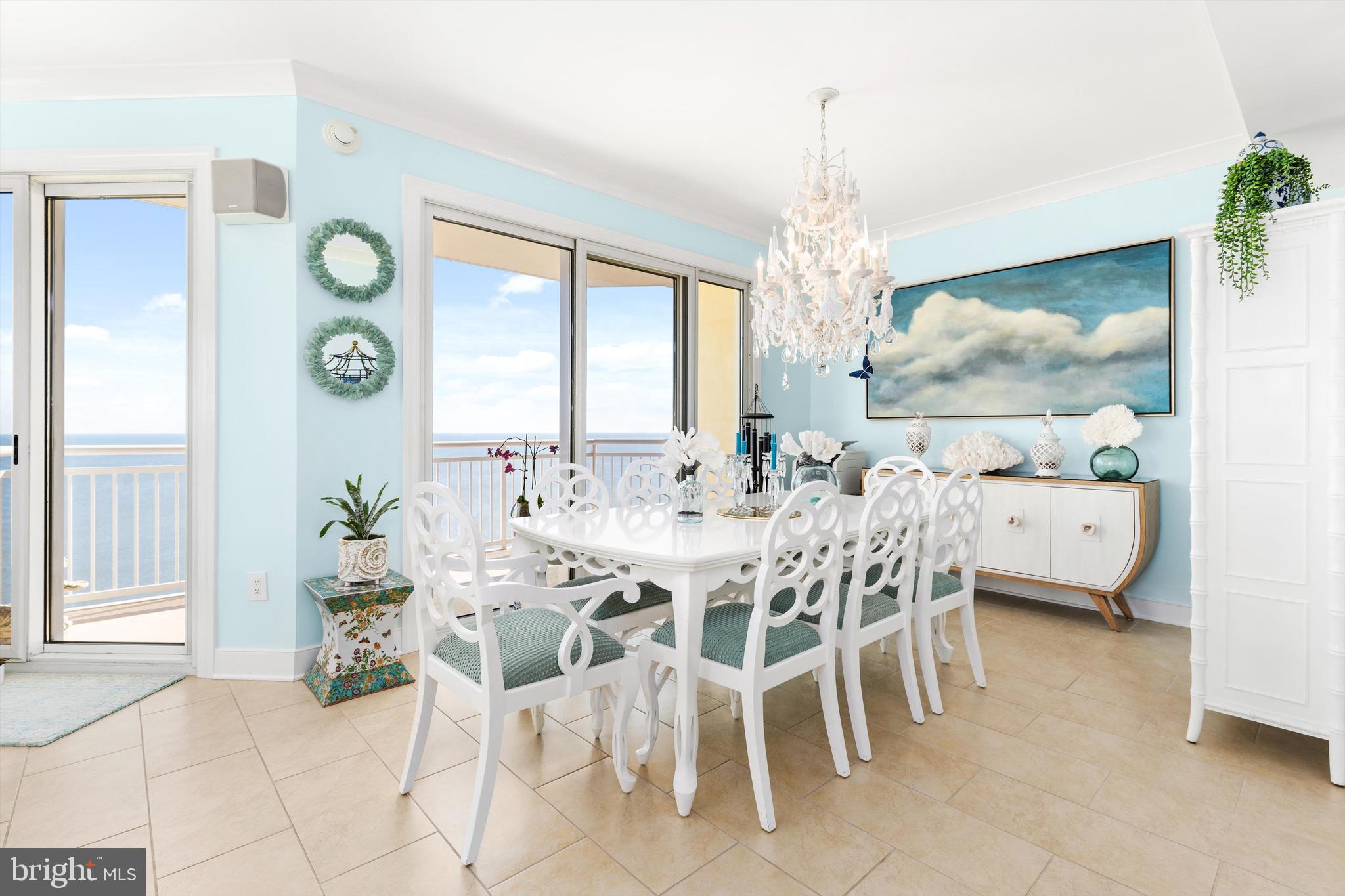2 48th Street, Unit 1612 Ocean City, MD 21842 - Photo 9 of 90 a view of a dining room with furniture and window