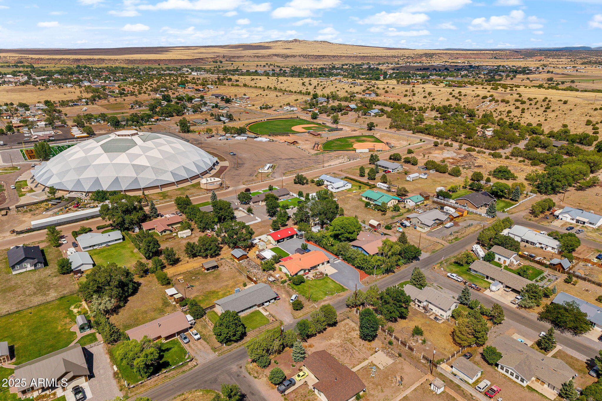320 East 4th Avenue Eagar, AZ 85925 - Photo 34 of 38 an aerial view of residential houses with outdoor space