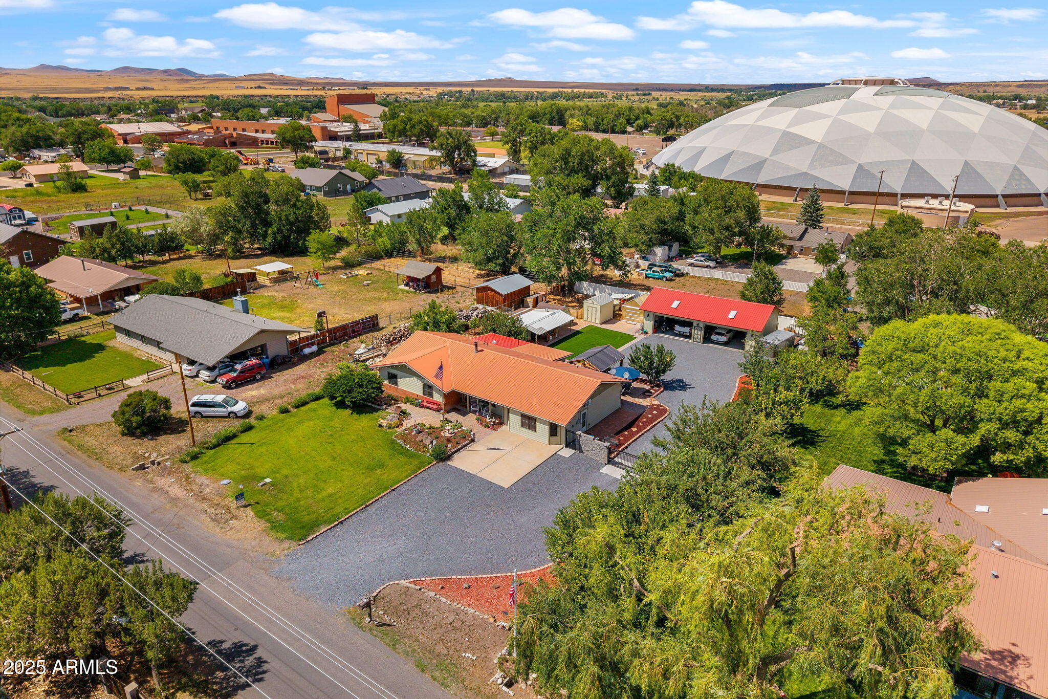 320 East 4th Avenue Eagar, AZ 85925 - Photo 35 of 38 an aerial view of a house with a garden