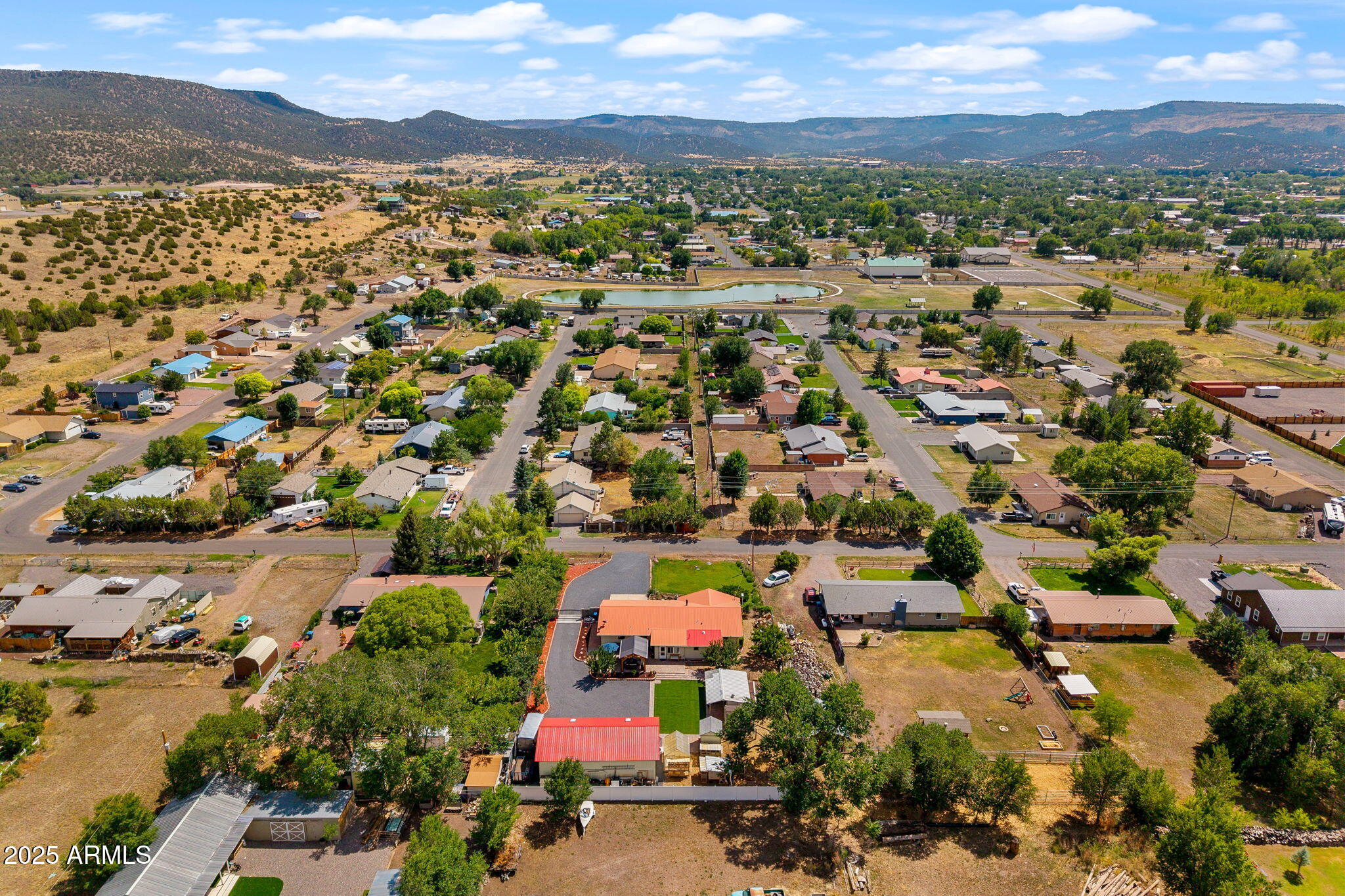 320 East 4th Avenue Eagar, AZ 85925 - Photo 36 of 38 an aerial view of residential house with outdoor space