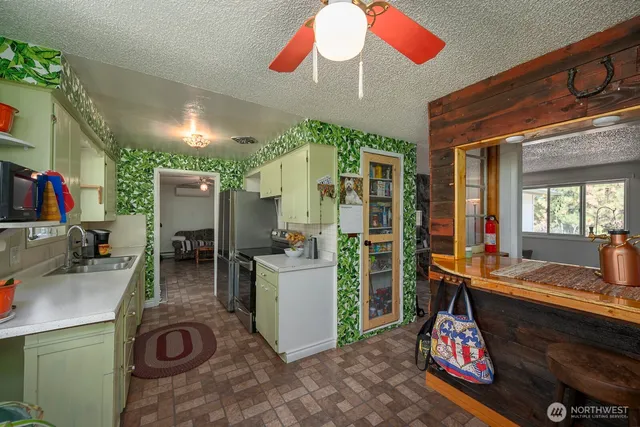 a room with storage and utility