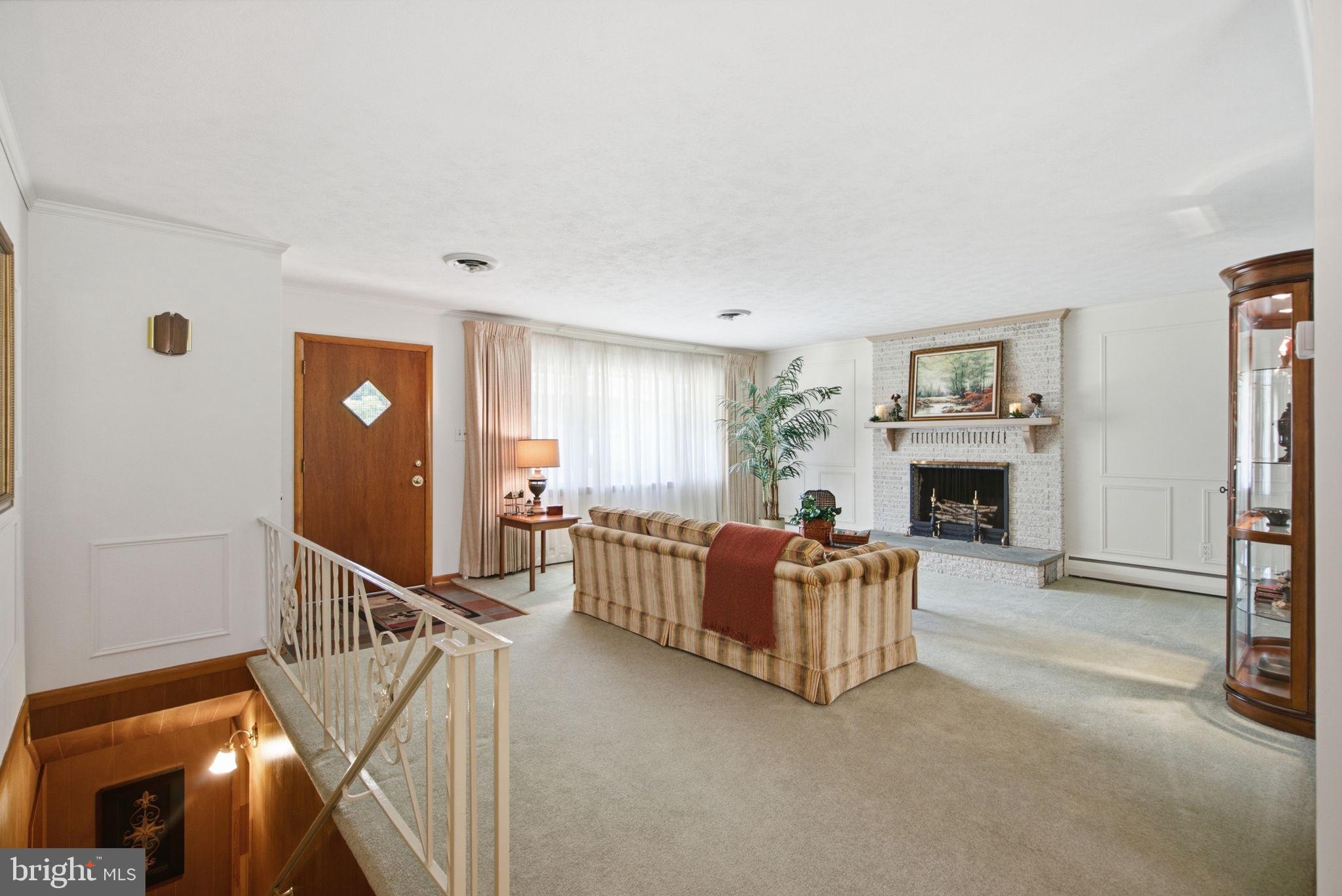 Front Entry into Spacious Living Room