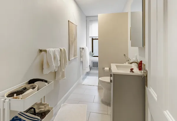 a room with storage and utility