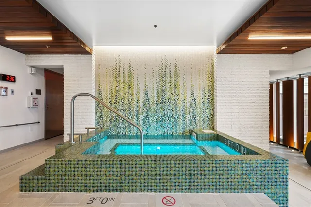 a house view with a swimming pool