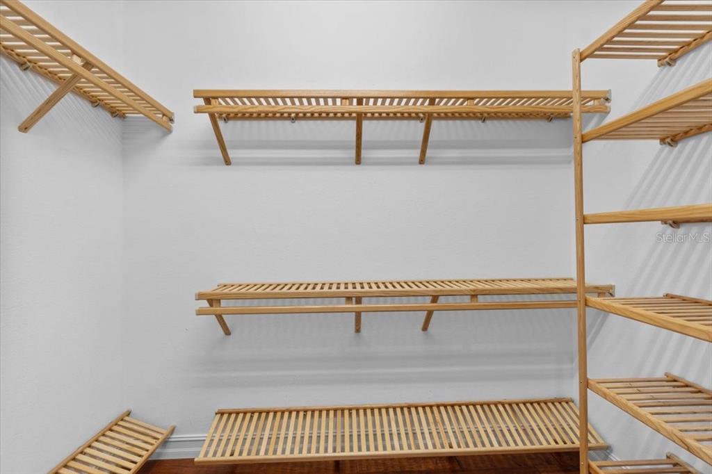 4301 Vasco Street Punta Gorda, FL 33950 - Photo 22 of 53 a close view of a room with stairs and wooden floor