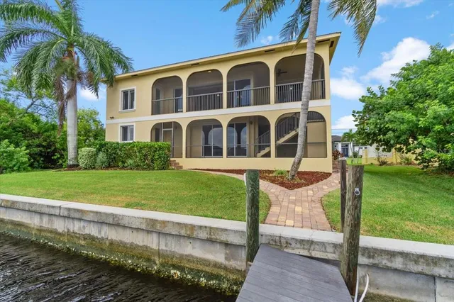 a view of a balcony with an outdoor space