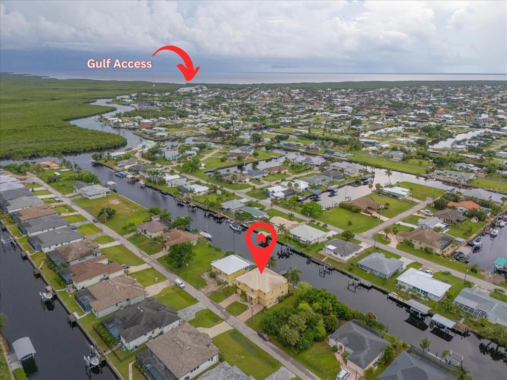4301 Vasco Street Punta Gorda, FL 33950 - Photo 43 of 53 an aerial view of residential houses with outdoor space