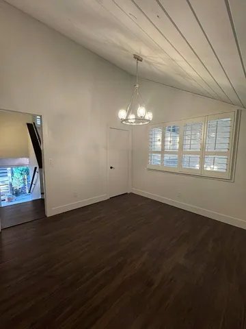 a close view of a refrigerator in kitchen