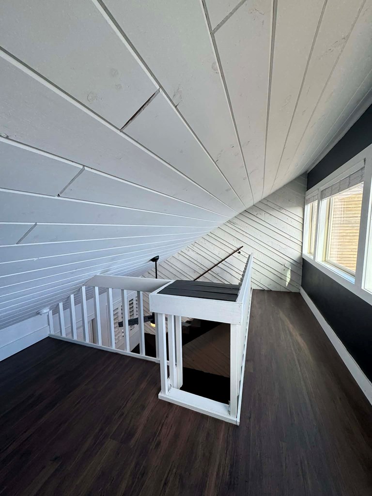 500 Marina Road Murphy, NC 28906 - Photo 50 of 57 a view of an empty room with wooden floor fireplace and a window