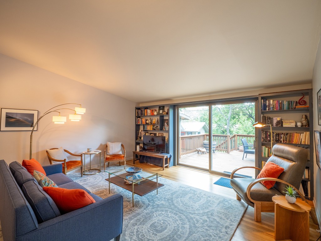 4617 Finley Drive Austin, TX 78731 - Photo 1 of 36 Living room featuring wood finished floors