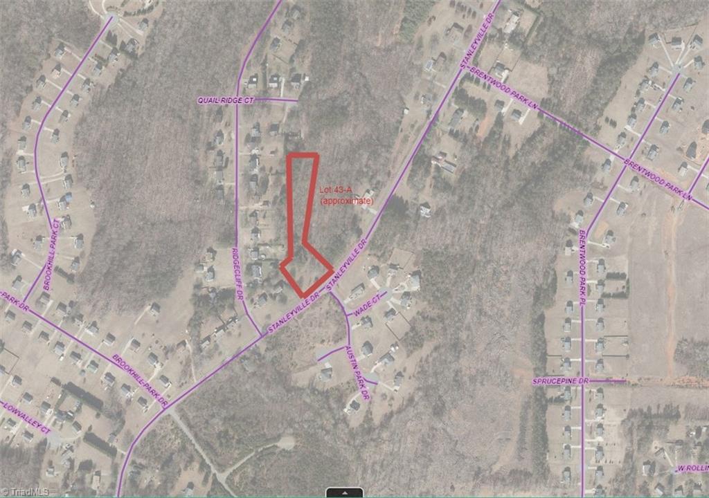 0 Stanleyville Drive Rural Hall, NC 27045 - Photo 2 of 2 Map showing approximate location
