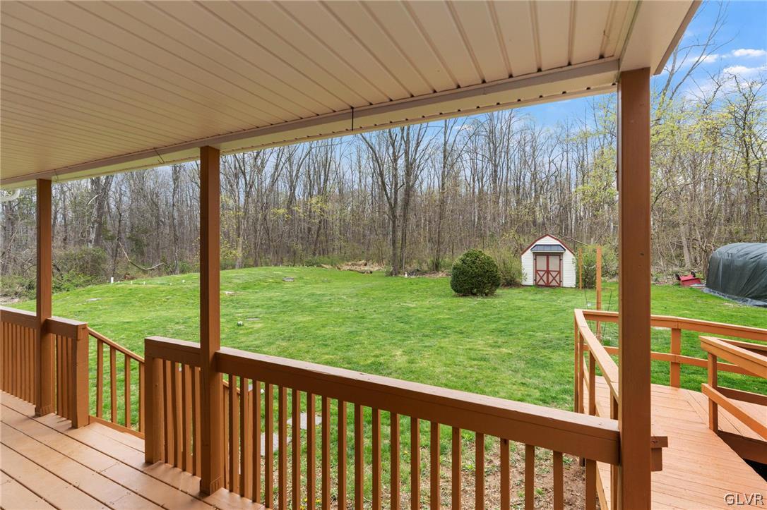 1675 Salem Road Quakertown, PA 18951 - Photo 12 of 34 a view of a back yard from a balcony