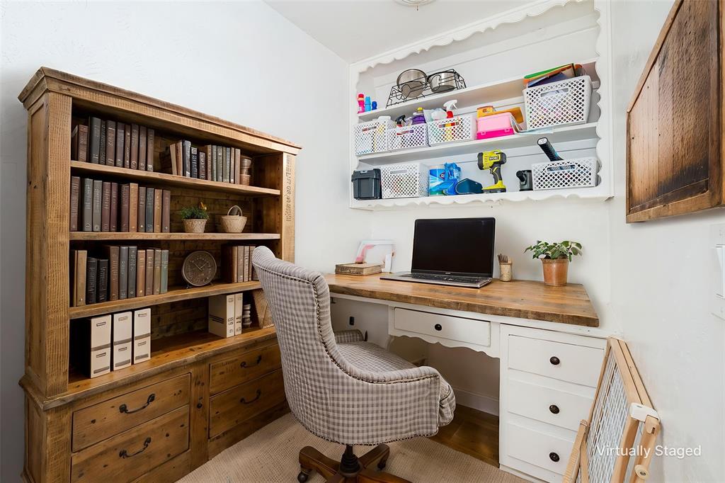 10 Estates Road Lucas, TX 75002 - Photo 16 of 39 Office featuring built in desk and wood finished floors