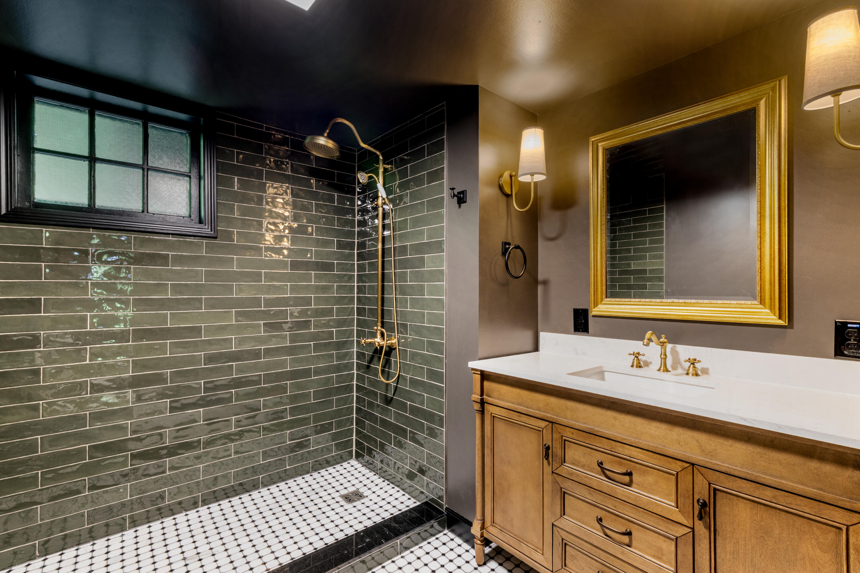6789 North Elm Tree Road Glendale, WI 53217 - Photo 13 of 54 Luxury Full Bath with tiled walk-in shower