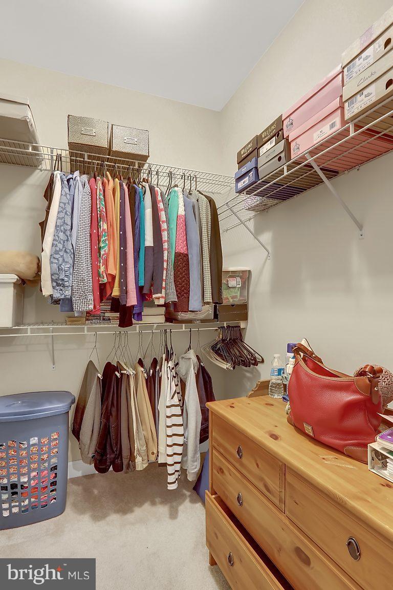7872 Patterson Way Hanover, MD 21076 - Photo 18 of 26 a view of walk in closet with clothes and shoes