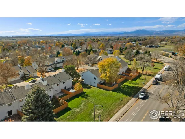 a view of an outdoor space with mountain view