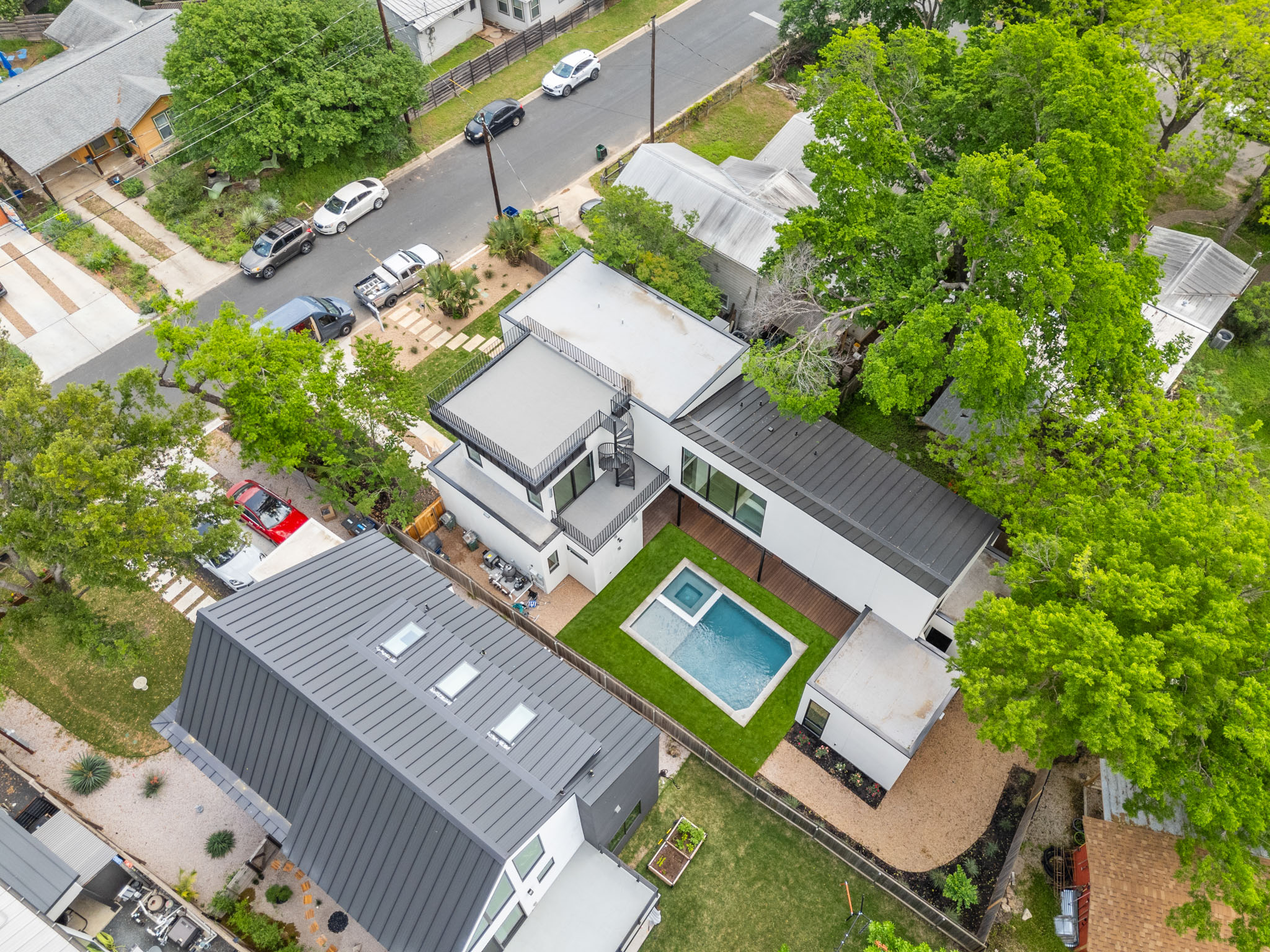 1805 Collier Street Austin, TX 78704 - Photo 38 of 40 an aerial view of a house