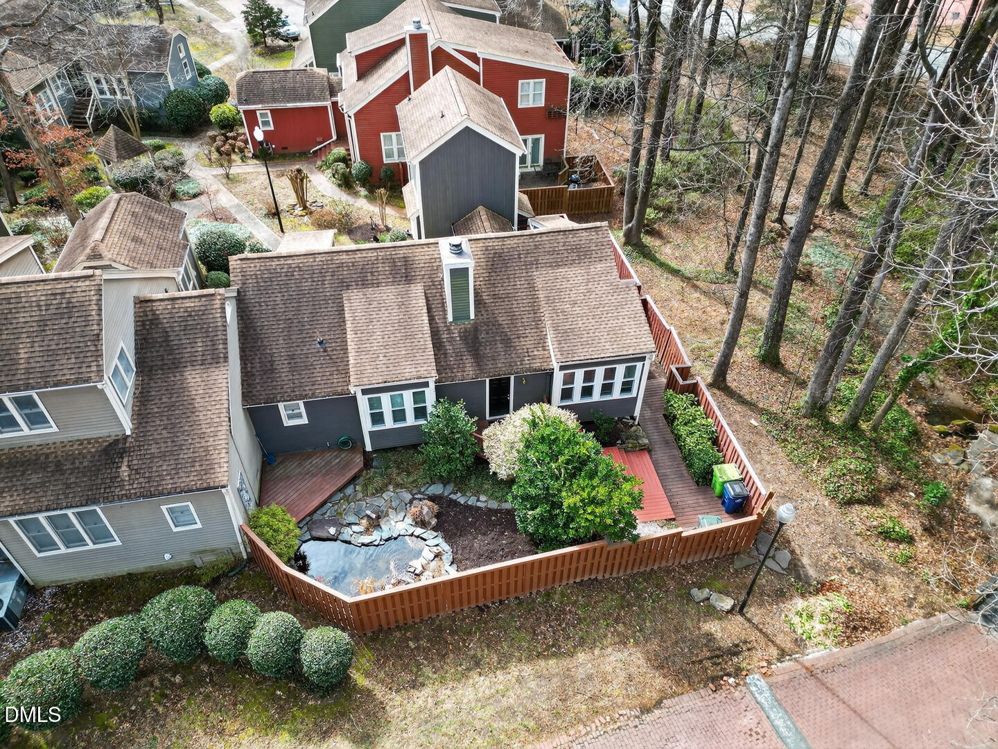 1707 Falls Church Road Raleigh, NC 27609 - Photo 15 of 64 an aerial view of a house