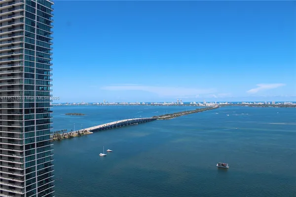 a view of an ocean from a balcony