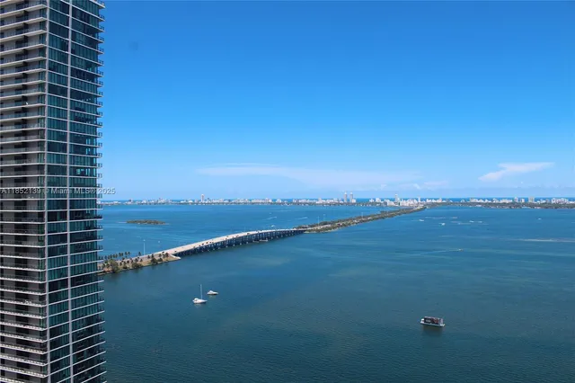 a view of an ocean from a balcony