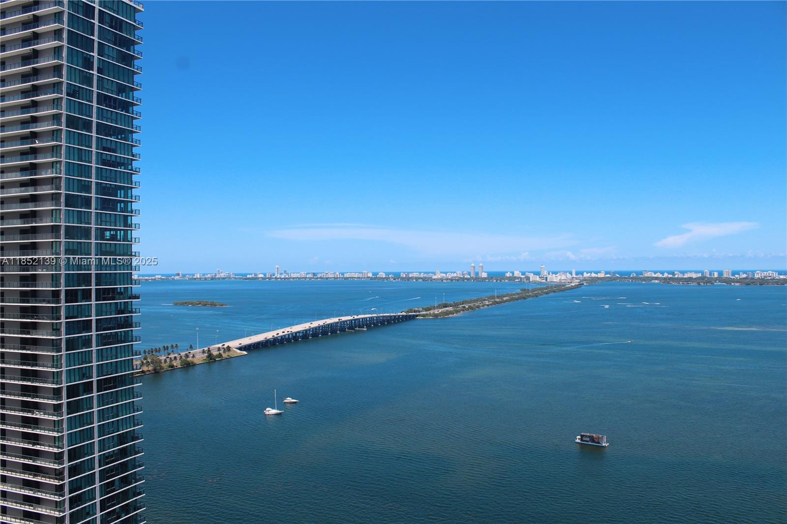 a view of an ocean from a balcony