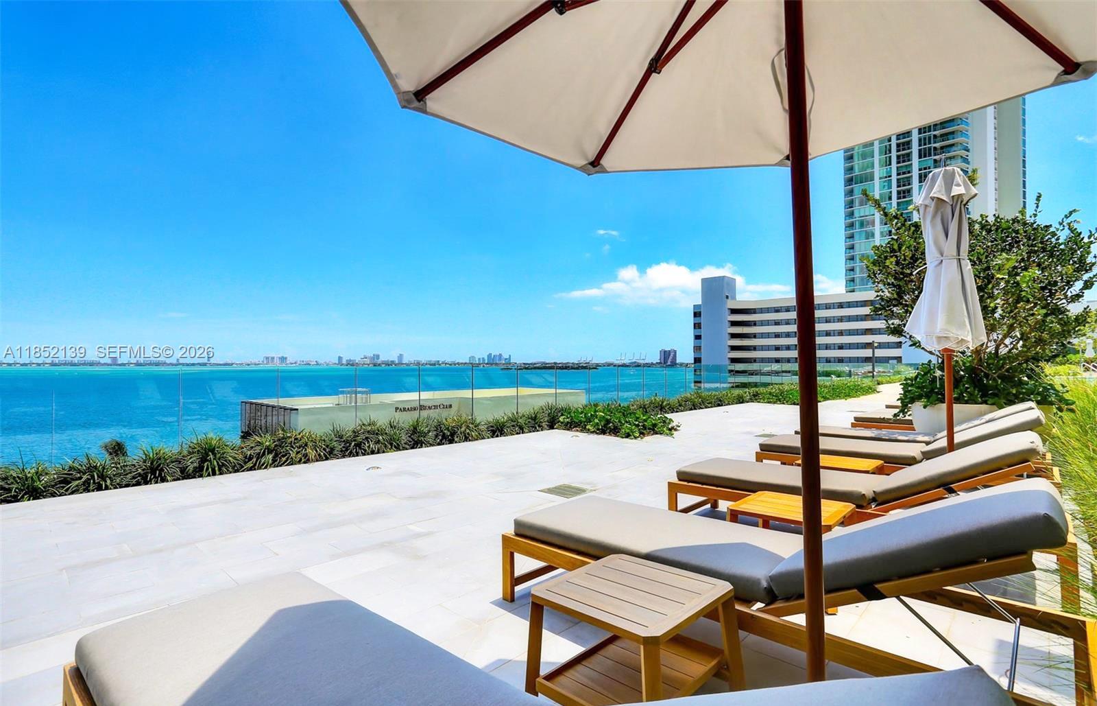 480 Northeast 31st Street, Unit 3301 Miami, FL 33137 - Photo 23 of 32 a view of outdoor space with seating area
