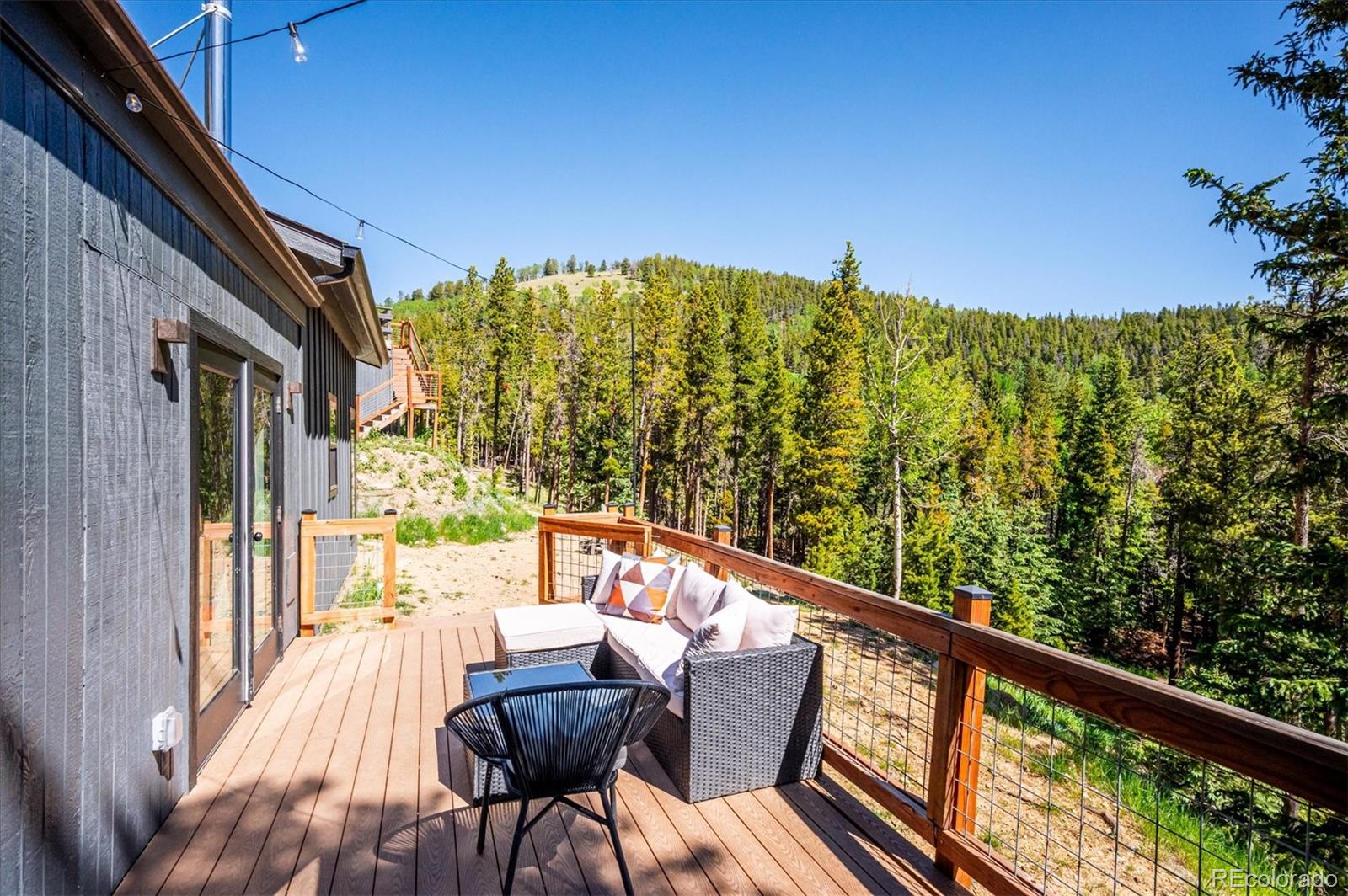 1633 Sinton Road Evergreen, CO 80439 - Photo 17 of 50 a view of balcony with furniture