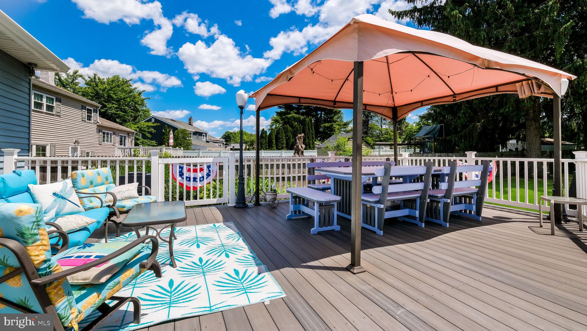 1267 Dahlia Road Warminster, PA 18974 - Photo 32 of 39 Large deck
