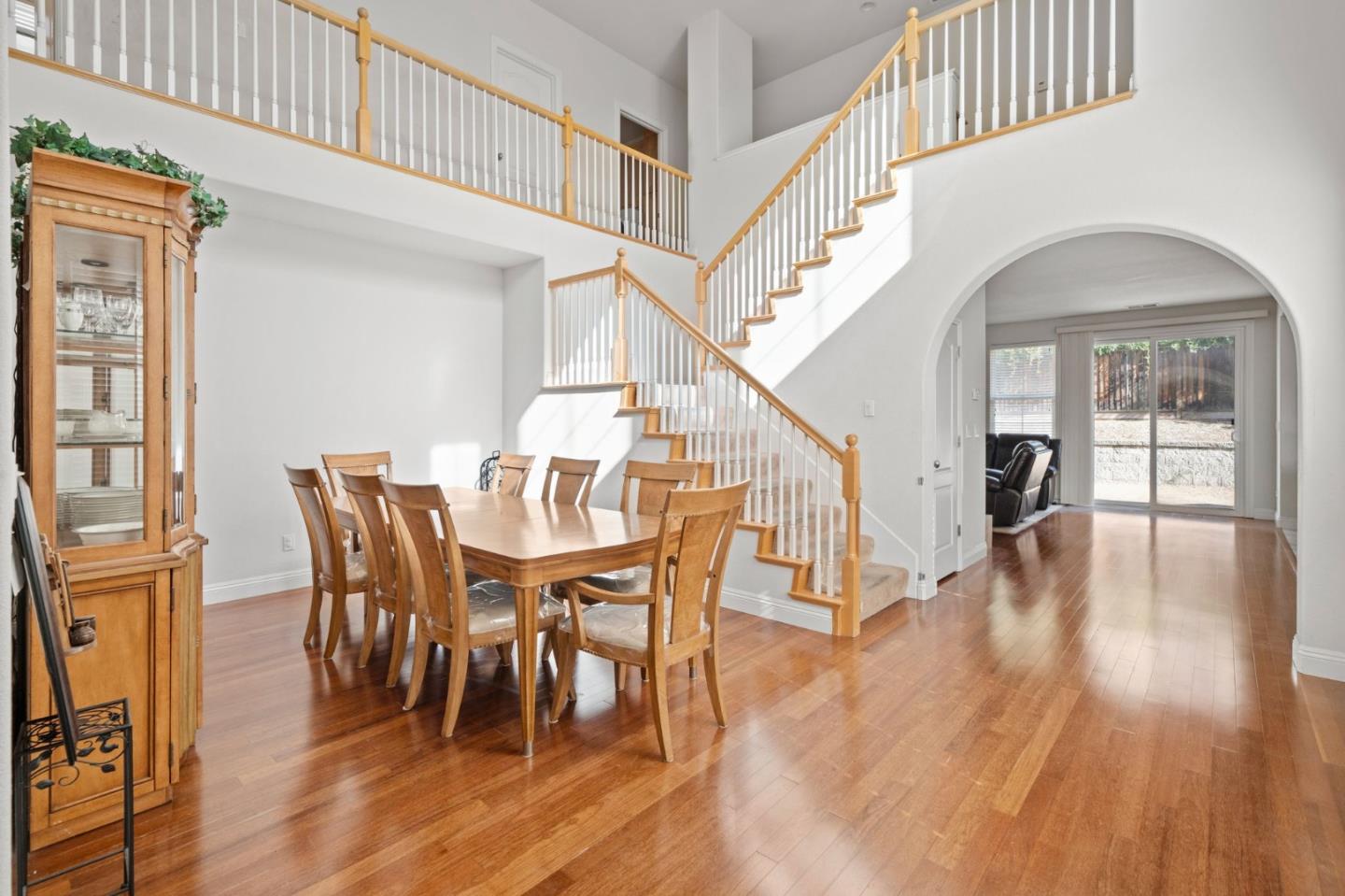 318 Rothbury Way San Ramon, CA 94582 - Photo 12 of 53 a view of a dining room with furniture and wooden floor