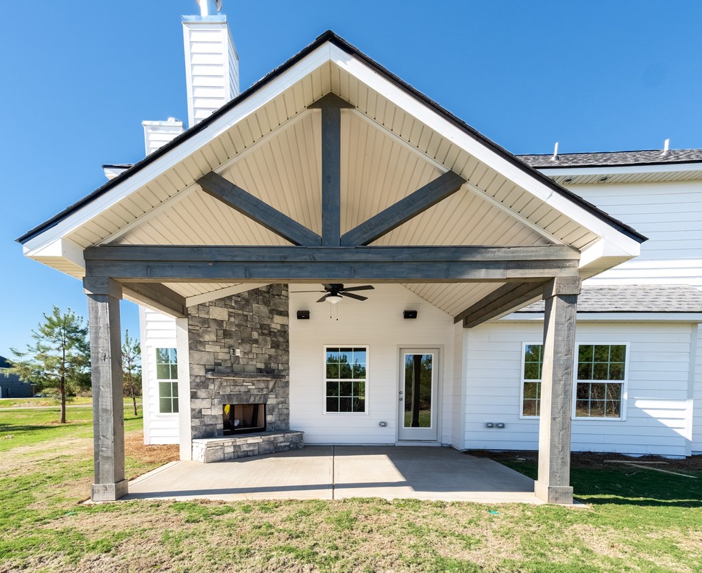 42 Hawkeye Trail Fortson, GA 31808 - Photo 29 of 29 a view of a house with a swimming pool