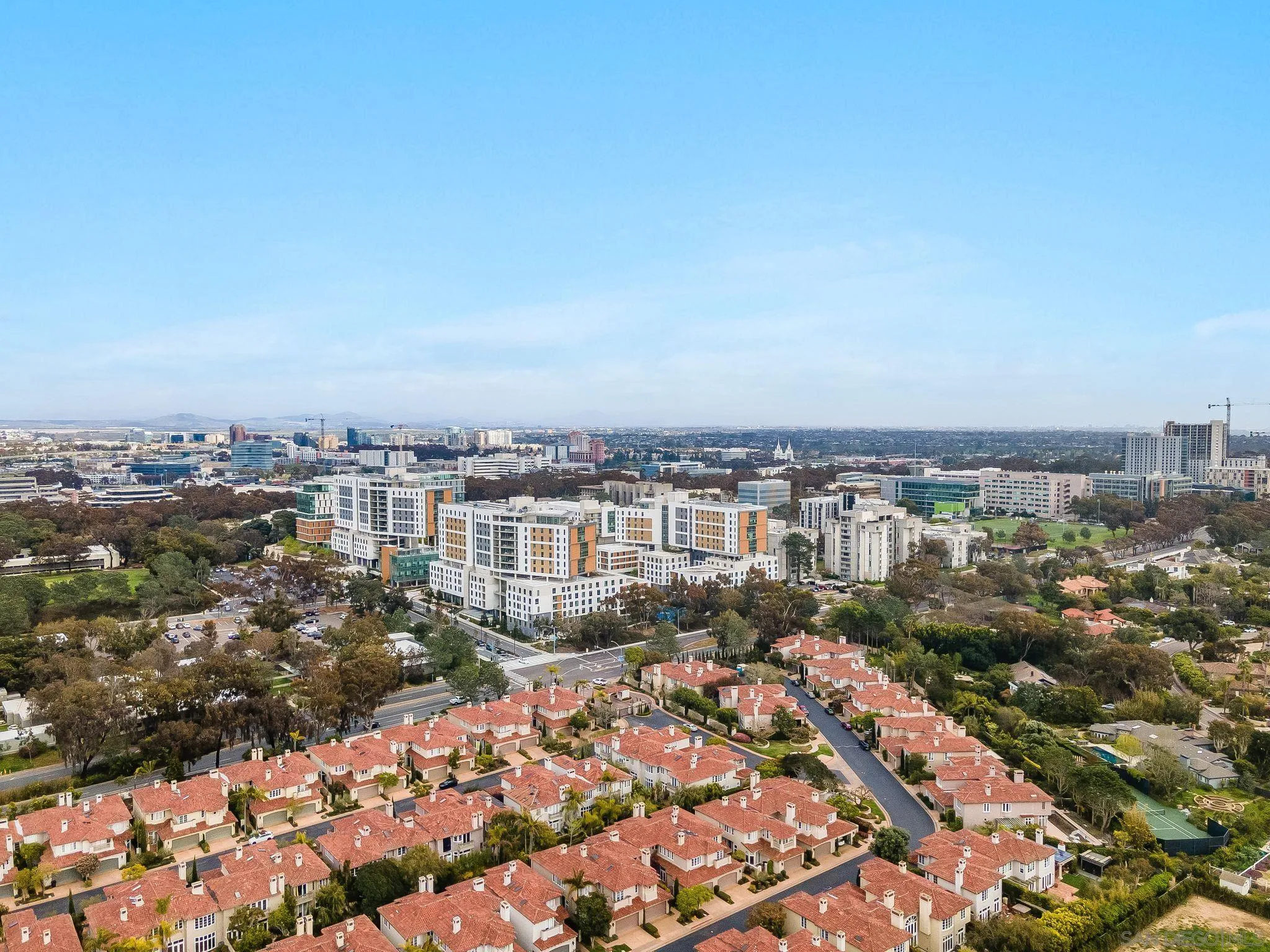 9683 Claiborne Square La Jolla, CA 92037 - Photo 62 of 67 an aerial view of multiple house