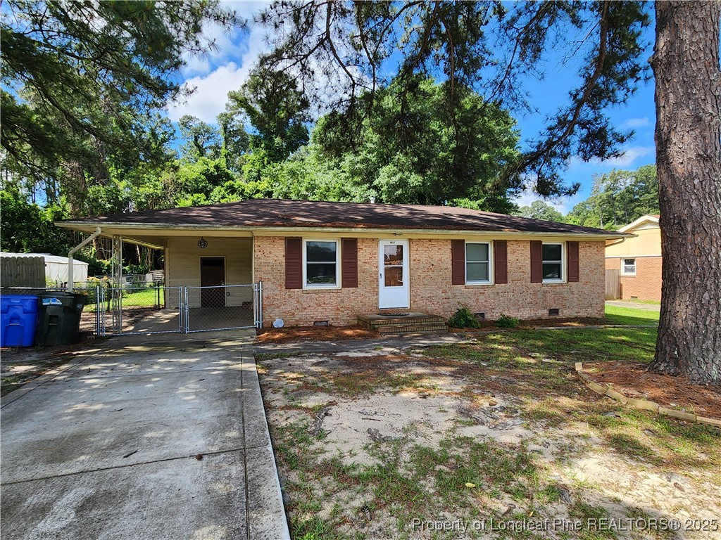 a view of a house with a patio