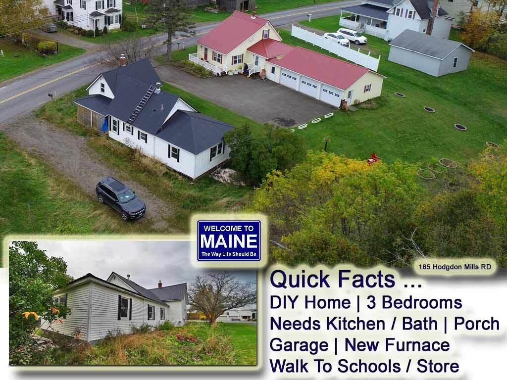 185 Hodgdon Mills Road Houlton, ME 04730 - Photo 1 of 47 maine-hodgdon-DIY-home