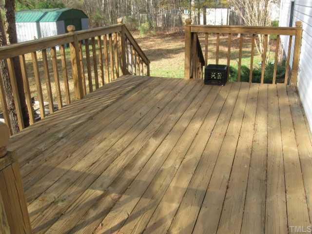 533 Powhatan Road Clayton, NC 27527 - Photo 11 of 12 Large deck for entertaining!
