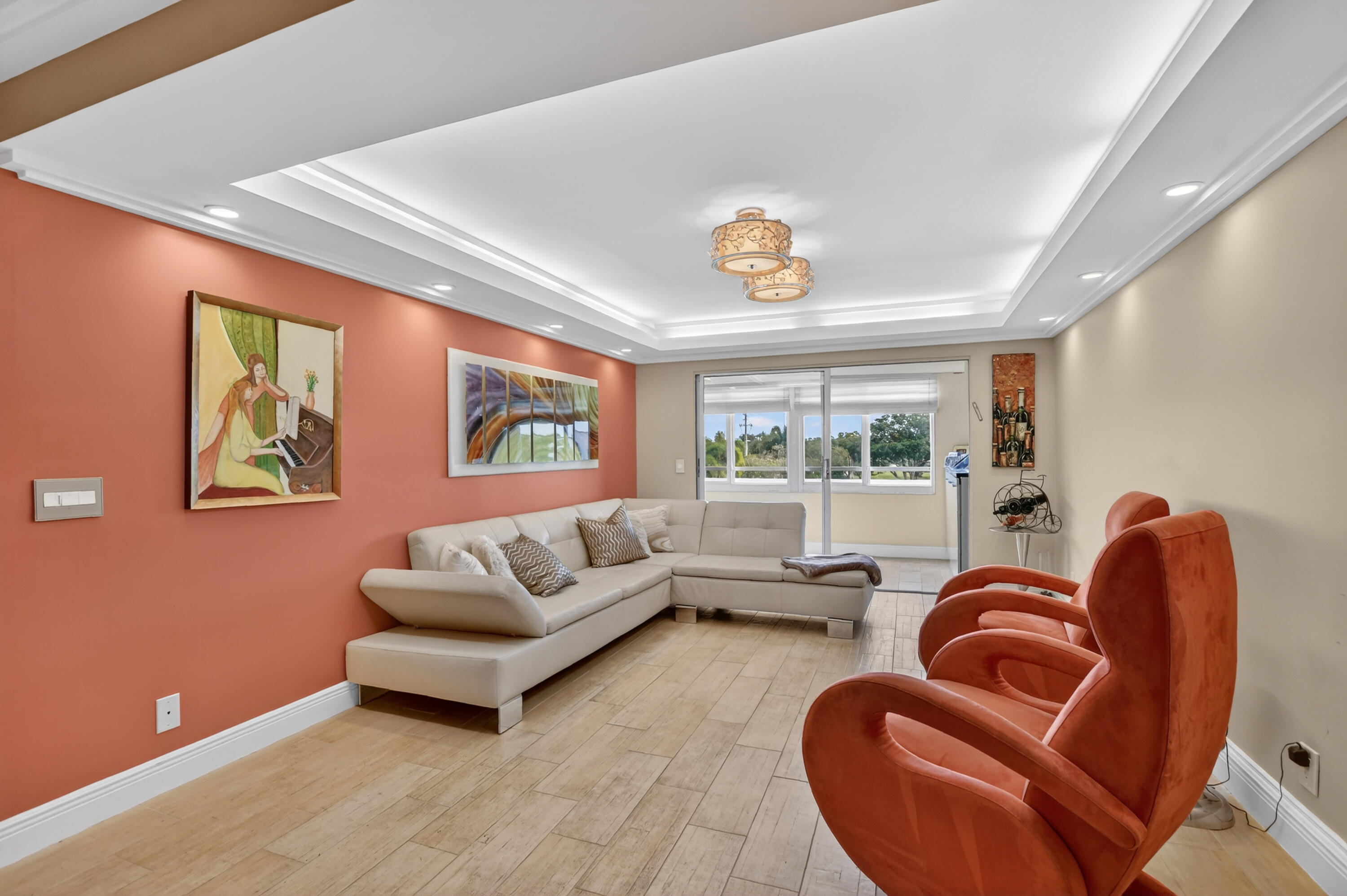 3080 Yarmouth C Boca Raton, FL 33434 - Photo 11 of 83 a living room with furniture and a large window