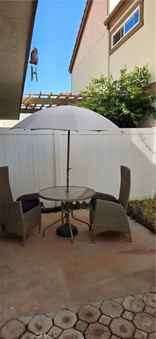 an empty room with a wooden door